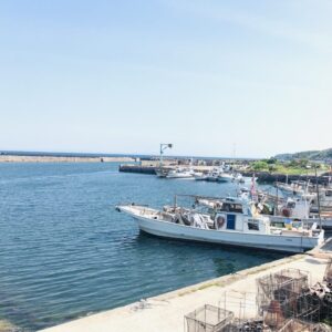 新都志海水浴場 漁船