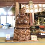 万福寺の恵美酒太神木彫り像 - 淡路島七福神