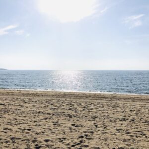 慶野松原海水浴場の砂浜