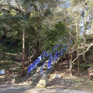 岩上神社 - 神籬石（ひもろぎいし）淡路島